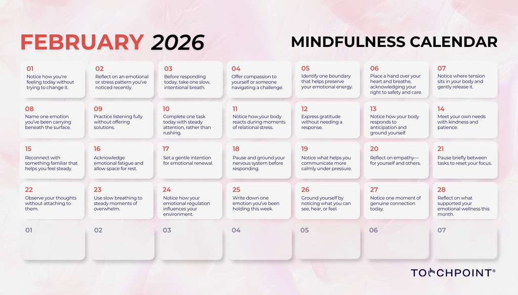 The February 2026 Mindfulness Calendar Is Here!