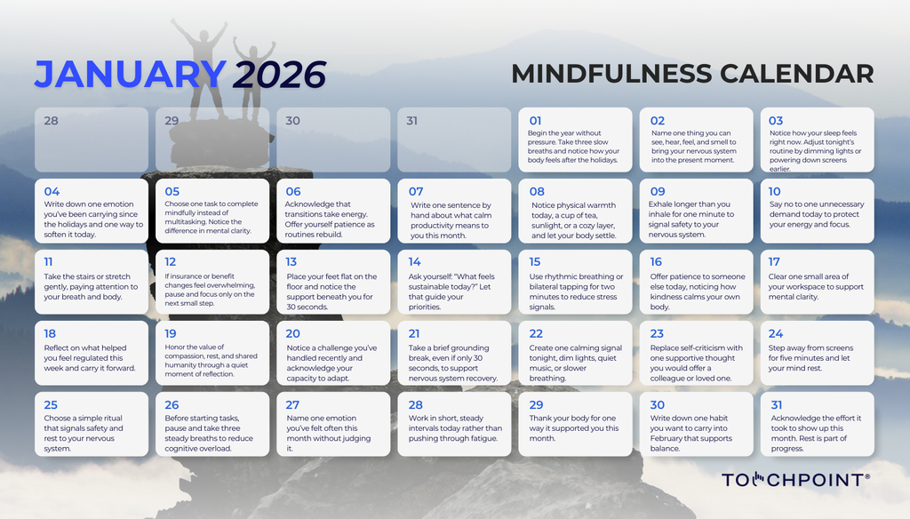 The January 2026 Mindfulness Calendar Is Here!