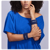 Woman with TouchPoints Zippered Sweatbands