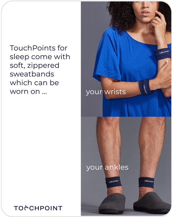 Ways to wear TouchPoints zippered sweatbands