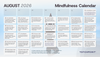The August 2026 Mindfulness Calendar is Here!