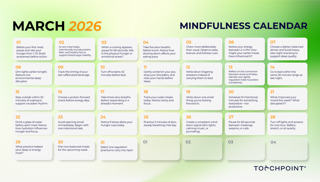 The March 2026 Mindfulness Calendar Is Here!