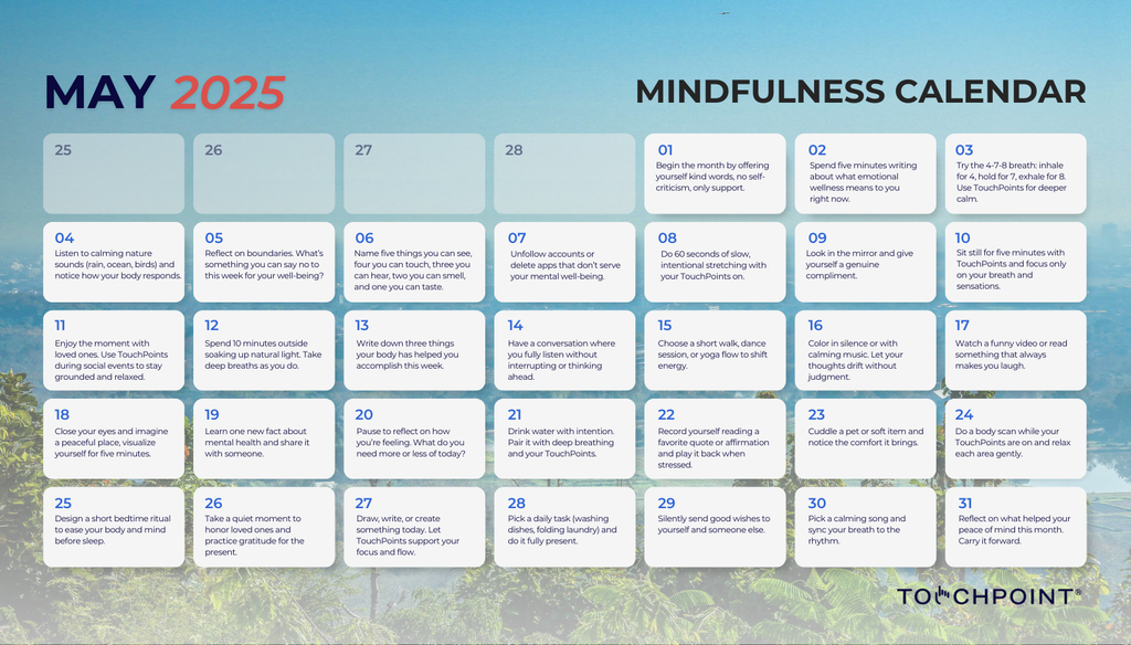 The May 2025 Mindfulness Calendar is Here!