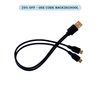 Dual-pronged Charging Cable
