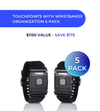 TouchPoints With Wristbands – Organization 5 Pack